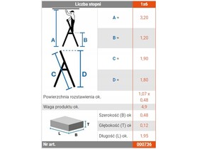 KRAUSE drabina 6-stopniowa