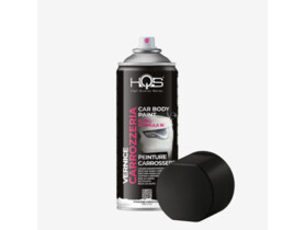 LAKIER "HQS" 400 ML CAR PAINT BLACK POŁYSK RAL 9005  farba samochodowa